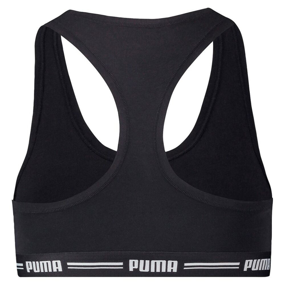 Top deportivo Puma espalda en Y - Negro