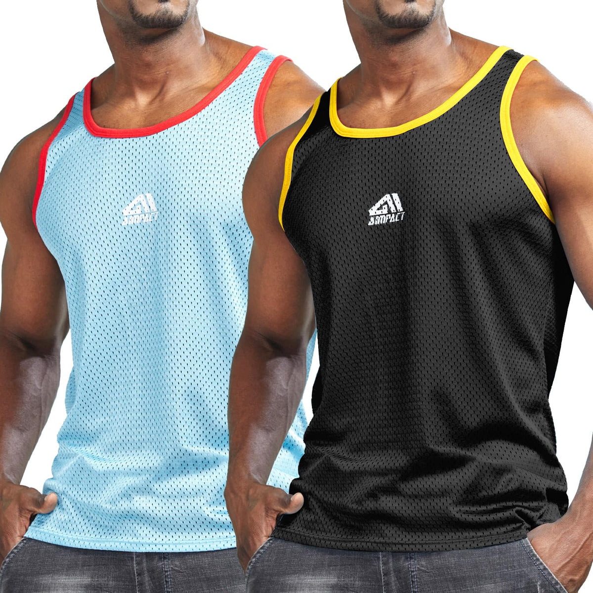 Camiseta de tirantes técnica de malla transpirable