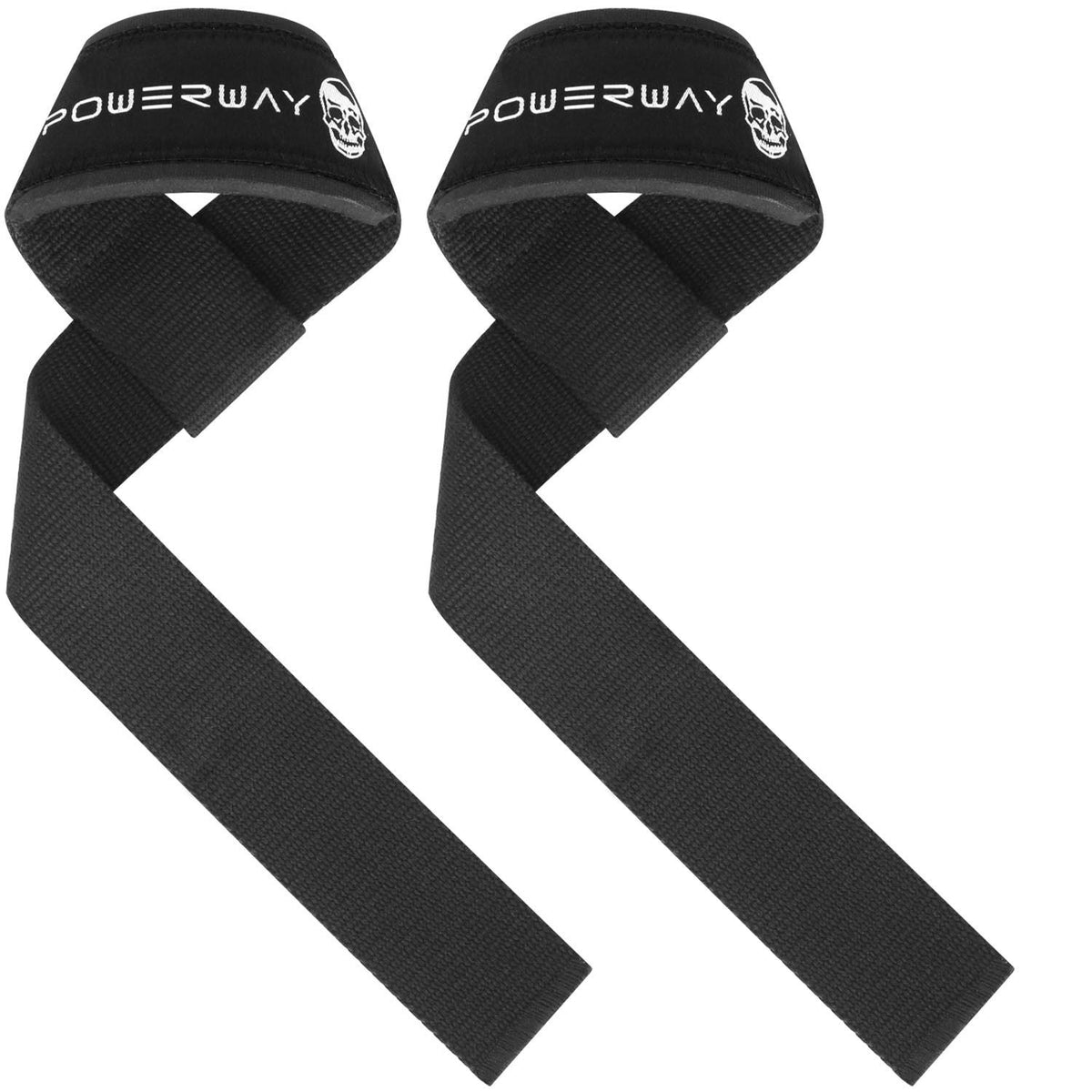 Straps de levantamiento acolchados - Negro