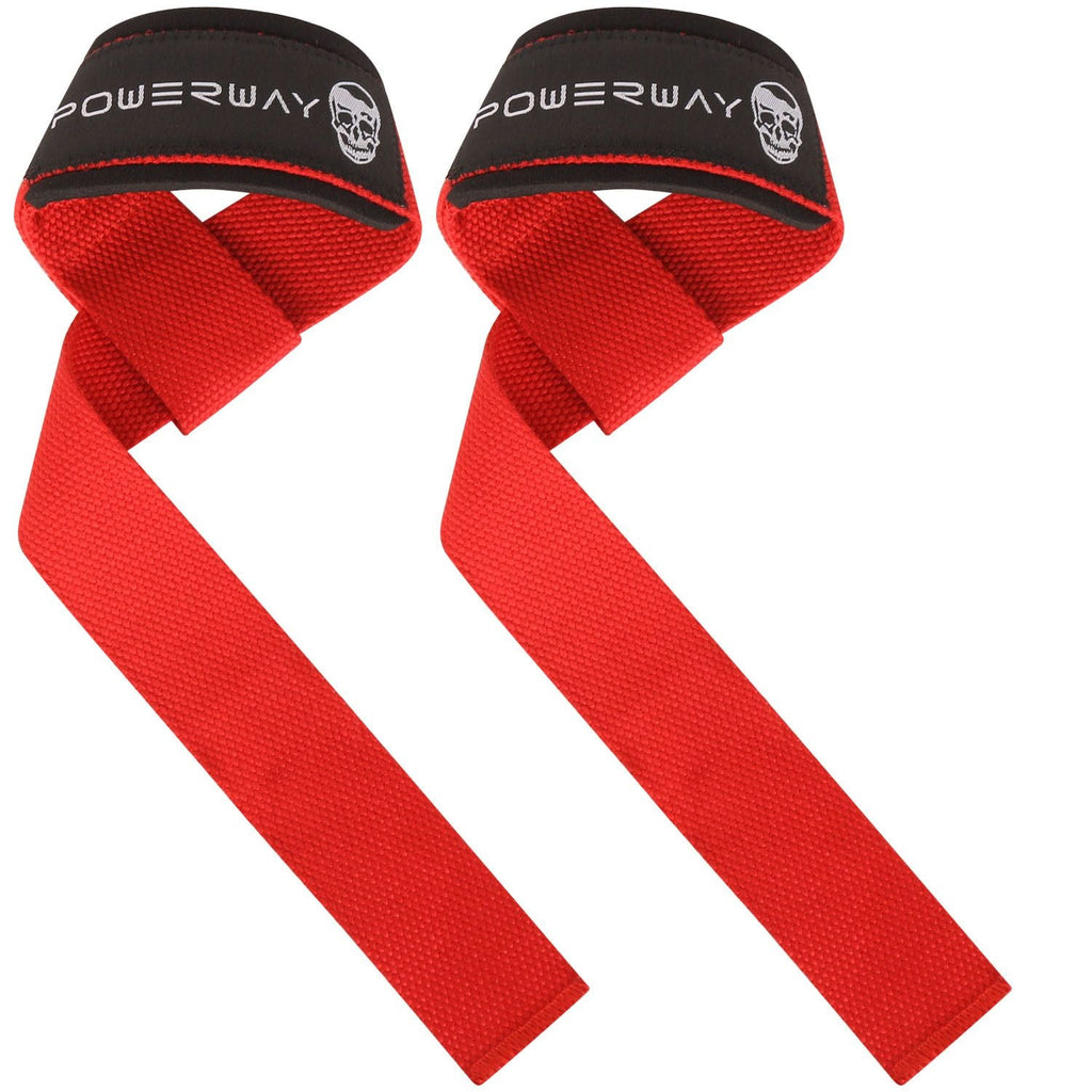 Straps de levantamiento acolchados - Rojo