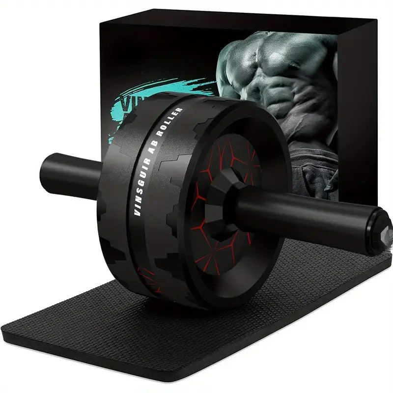Core Abdominal Wheel Roller with Knee Pad-0